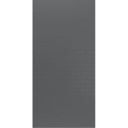 Splashwall  Composite Splashback Gloss Grey 2440mm x 1220mm x 3mm