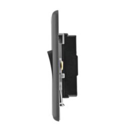 Arlec  10A 1-Gang 2-Way Light Switch  Charcoal