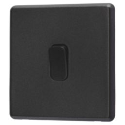 Arlec  10A 1-Gang 2-Way Light Switch  Charcoal