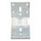 Essentials Angle Bracket Silver 75mm x 75mm x 55mm