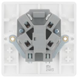 British General  13A Unswitched Fused Spur with LED White