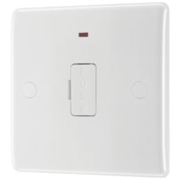 British General  13A Unswitched Fused Spur with LED White