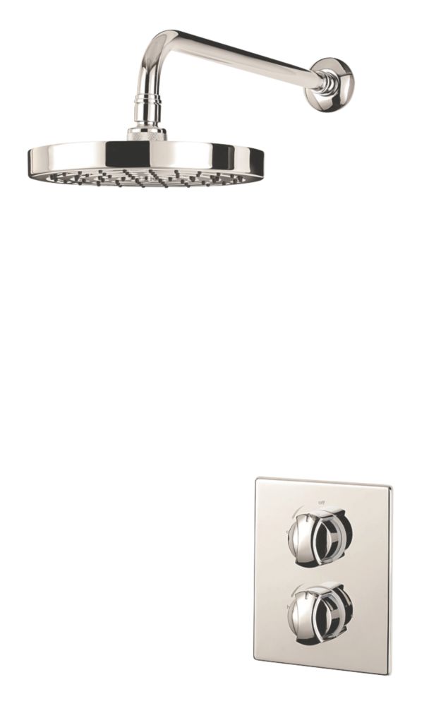 Triton Revere Rear-Fed Concealed Chrome Thermostatic Mixer Shower