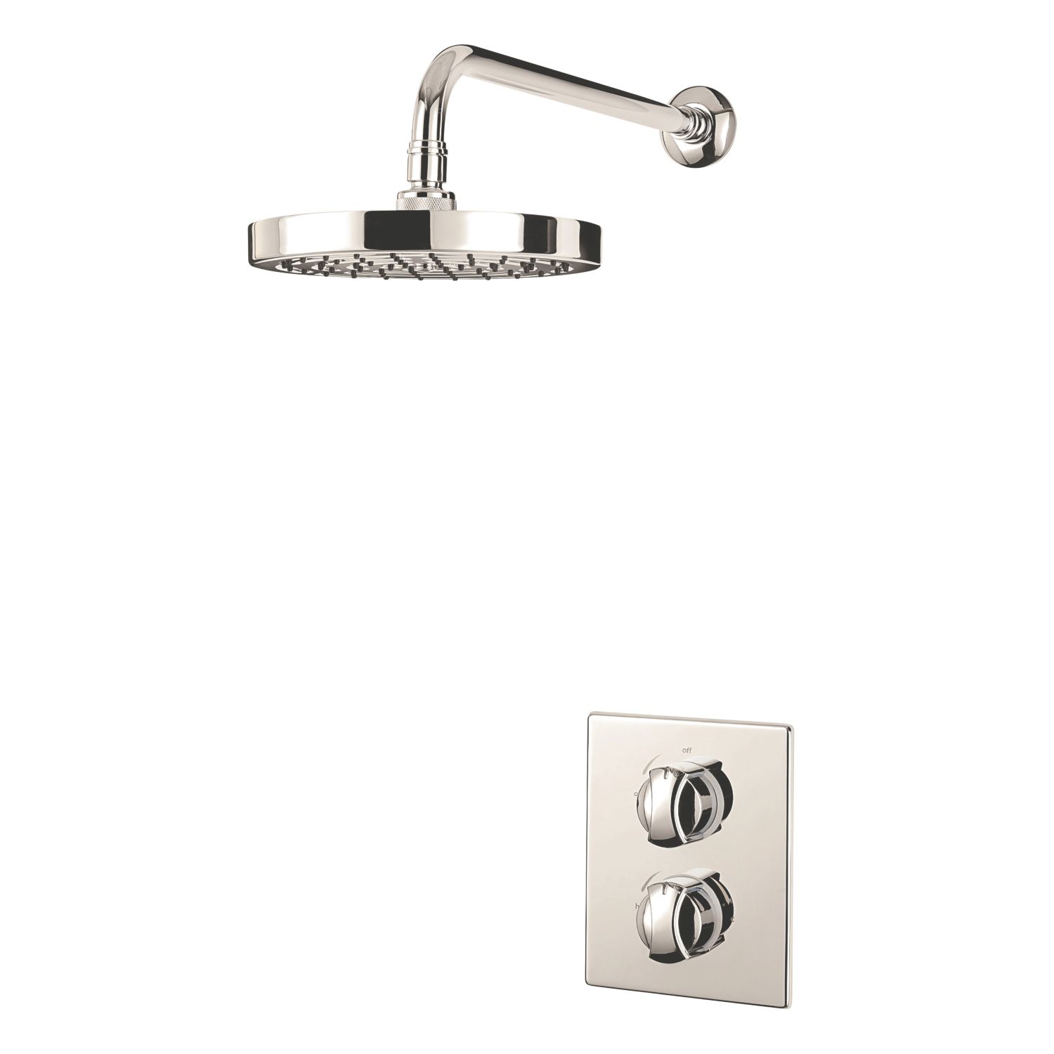 Triton Revere Rear-Fed Concealed Chrome Thermostatic Mixer Shower (9580F)