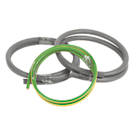 Prysmian 6181Y & 6491X Grey & Green/Yellow 1-Core 25mm² Meter Tails Cable 1m Coil