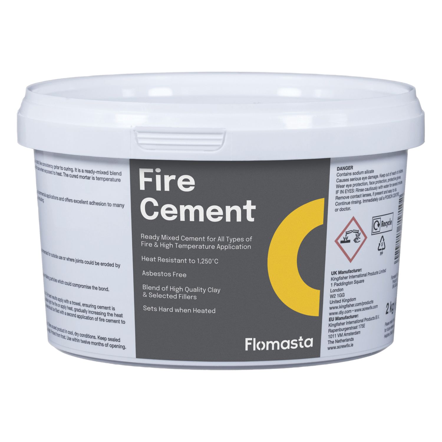 Flomasta Fire Cement 2kg (9588V)
