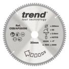 Trend  Aluminium/Plastic Circular Saw Blade 260mm x 30mm 96T