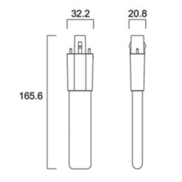 Sylvania Toledo Lynx S G23 2-Pin Stick LED Light Bulb  500lm 4.5W