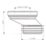 Flomasta  Rigid 40mm Offset Pan Connector White 113mm