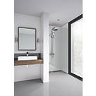 Splashwall  Bathroom Splashback Metallic Gloss White 900mm x 2420mm x 4mm