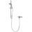 Aqualisa Sierra Rear-Fed Concealed/Exposed Chrome Thermostatic Concentric Shower