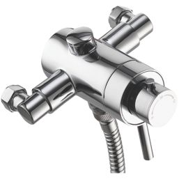 Aqualisa Sierra Rear-Fed Concealed/Exposed Chrome Thermostatic Concentric Shower