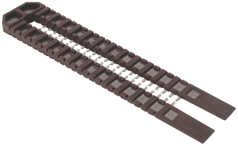 Broadfix Double Snap Wedge Shims One Size 200mm x 1-9mm x 42mm 16 Pack