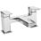 Bristan Cobalt Chrome 125mm Deck Mounted Lever 2 Tap Holes Bath Mixer Tap
