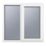 Crystal  Right-Hand Opening Obscure Triple-Glazed Casement White uPVC Window 1190mm x 1040mm