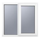 Crystal  Right-Hand Opening Obscure Triple-Glazed Casement White uPVC Window 1190mm x 1040mm