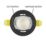 Collingwood H2 Lite CSP Fixed  Fire Rated LED Downlight White 4/6W 460-780lm