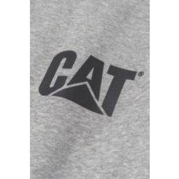 CAT Trademark Hoodie  Sweat Shirt Dark Grey Large 41-43" Chest