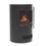 Be Modern Tunstall  Black Electric Freestanding Stove 410mm x 645mm
