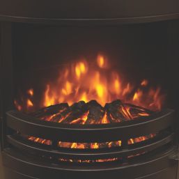 Be Modern Tunstall  Black Electric Freestanding Stove 410mm x 645mm