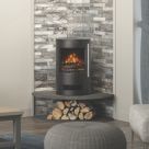 Be Modern Tunstall  Black Electric Freestanding Stove 410mm x 645mm