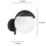 Eglo Prata Vecchia Outdoor Wall Light Black