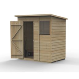 Forest Beckwood 6' x 4' (Nominal) Pent Shiplap Timber Shed