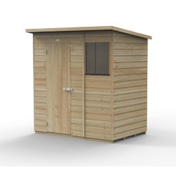 Forest Beckwood 6' x 4' (Nominal) Pent Shiplap Timber Shed