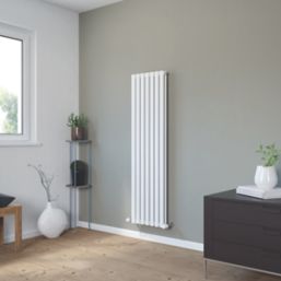 Ximax Fortuna 1500mm x 410mm 3543BTU White Vertical Designer Radiator