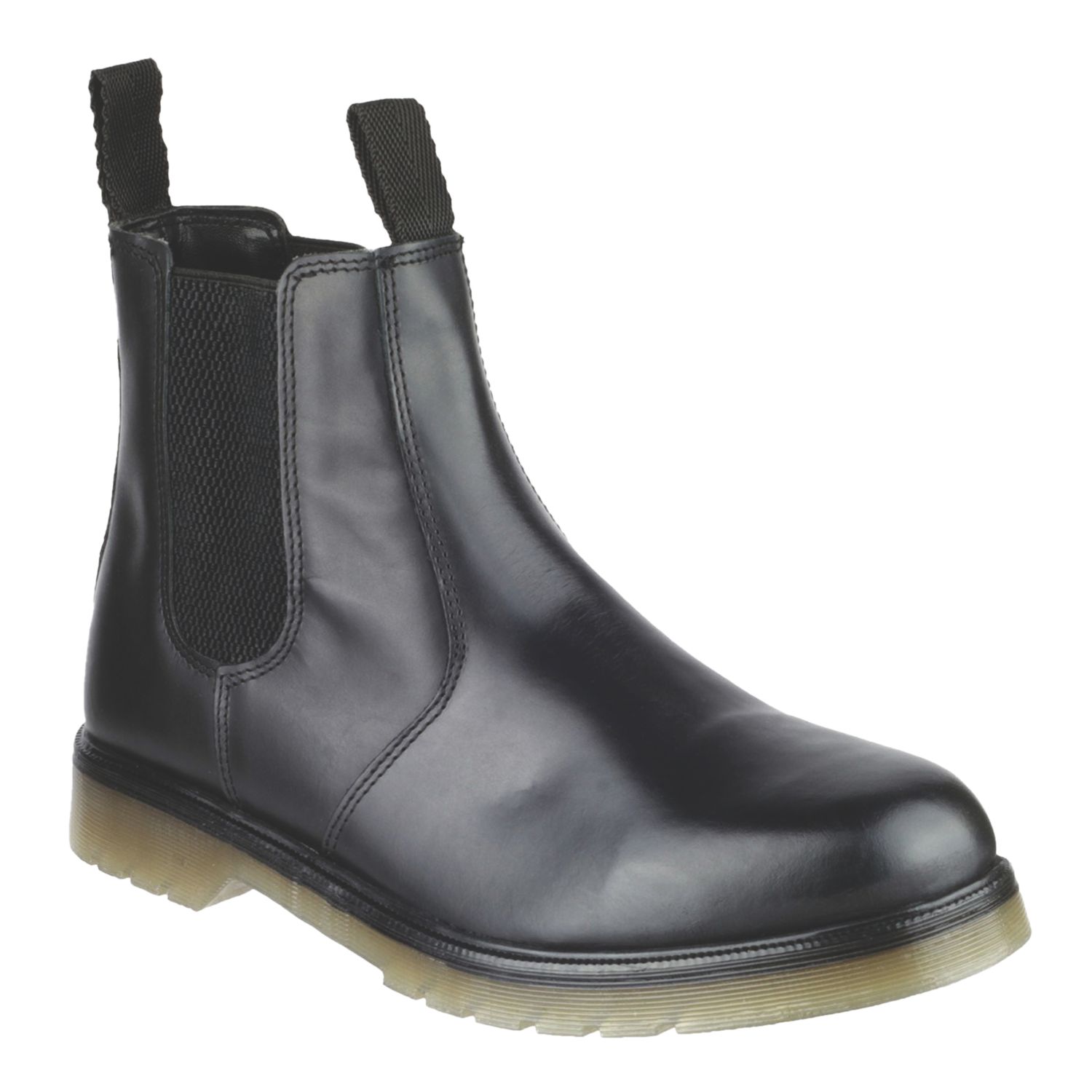Amblers Colchester Size 4 Black Non Safety Dealer Boots (958XN)