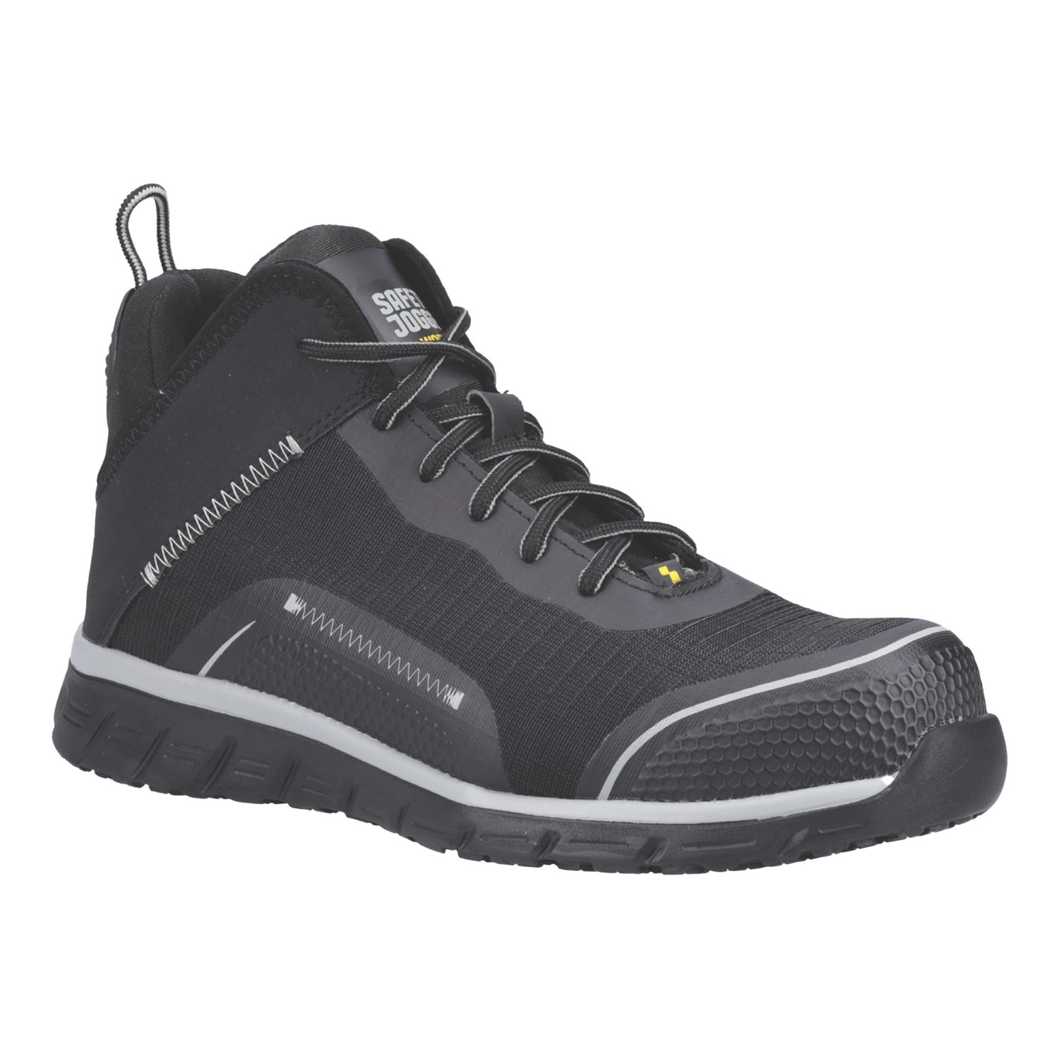Safety Jogger Parker Size 12 Black Steel Toe Cap Safety Boots (958XP)