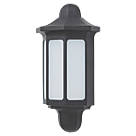LAP Dunham Outdoor LED Half Wall Light Black 8.5W 580lm