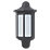LAP Dunham Outdoor LED Half Wall Light Black 8.5W 580lm