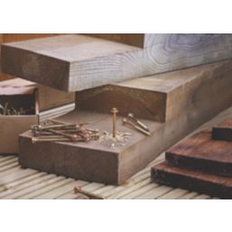 TurboCoach  Hex Flange  Coach Screws M6 x 25mm 100 Pack