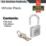 Burg-Wachter  Keyed Alike    Padlocks Aluminium 40mm 10 Pack