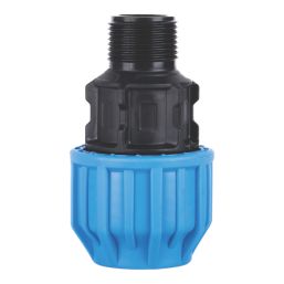 Flomasta  MDPE Male Adaptor 25mm x 3/4"