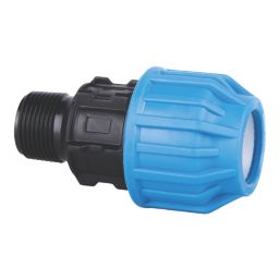 Flomasta  MDPE Male Adaptor 25mm x 3/4"