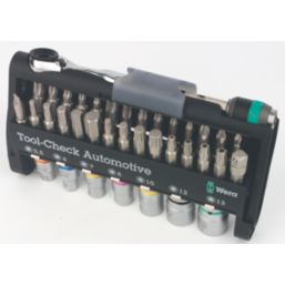 Wera Tool-Check Automotive 1 1/4" Drive Ratchet & Accessory Set 38 Pcs