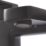 Highlife Bathrooms Fife Matt Black 127mm Deck Mounted Lever 2 Tap Holes Bath Mixer Tap