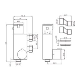 Genoa Douche Spray & Valve Chrome