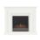 Be Modern Whitham Electric Fire Suite White 1220mm x 300mm x 1011mm