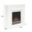 Be Modern Whitham Electric Fire Suite White 1220mm x 300mm x 1011mm
