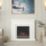 Be Modern Whitham Electric Fire Suite White 1220mm x 300mm x 1011mm