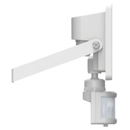 LAP Weyburn Outdoor LED Floodlight With PIR Sensor White 20W 2000lm