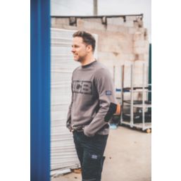 JCB Trade Crew Sweatshirt Grey X Large 46-48" Chest