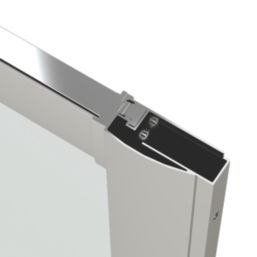 ETAL SMQU108-E6 Framed Offset Quadrant Shower Enclosure  Chrome 980mm x 780mm x 1900mm