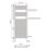Flomasta 1600mm x 600mm 2783BTU Black Flat  Towel Radiator