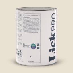 LickPro  5Ltr White RAL 9001 Vinyl Matt Emulsion  Paint