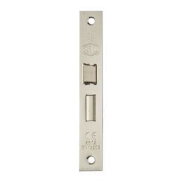 Smith & Locke Fire Rated  Polished Chrome Bathroom Mortice Lock 65mm Case - 44mm Backset