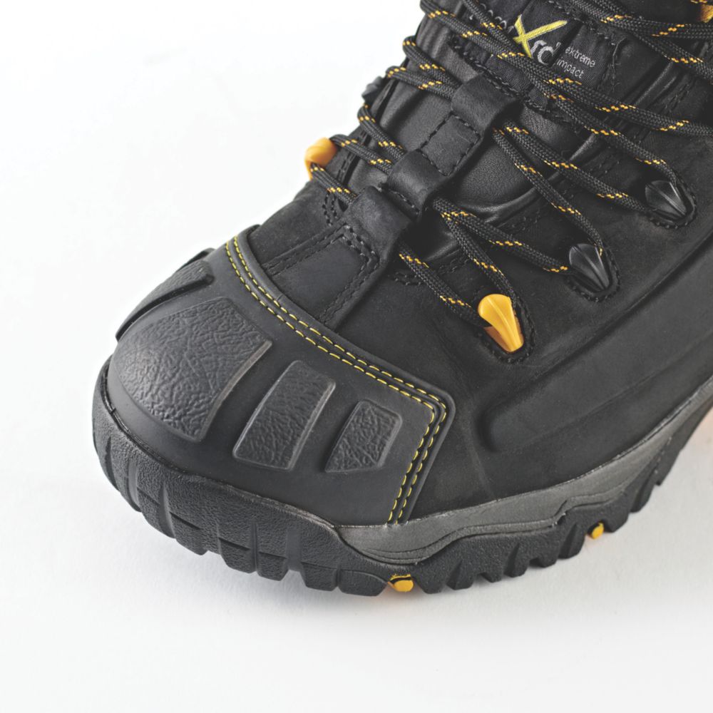 Site Fortress Size Black Waterproof Steel Toe Cap Safety Boots
